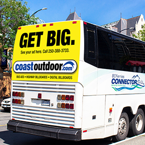 Coast Outdoor Bus Ad and OOH Transit Advertising