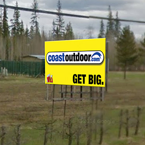 Prince George Billboard Location PE-01W