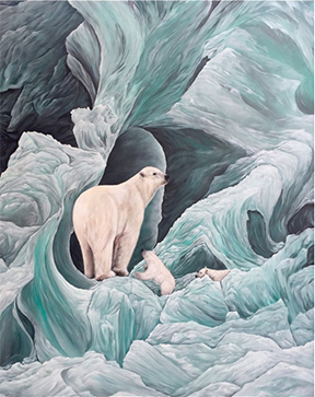 Polar Bears by Kath Stroman - Ladysmith Artist