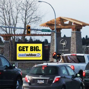 Vancouver Digital Billboard Location YVR-X17E