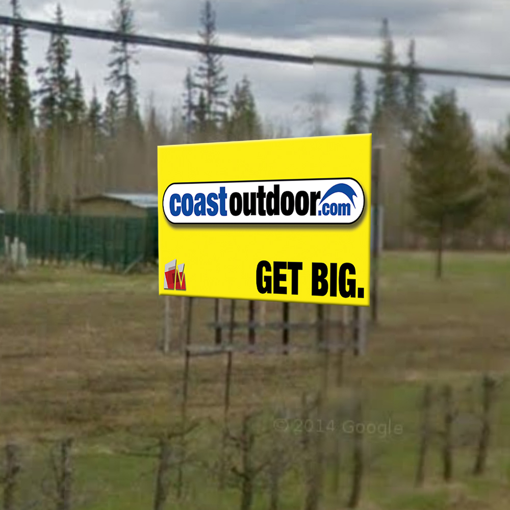 Prince George Billboard Location PE-01W
