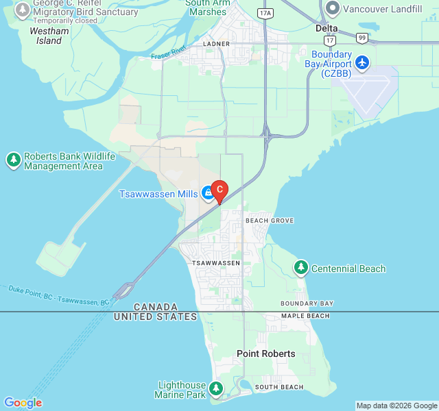 Map of YVR-X17E